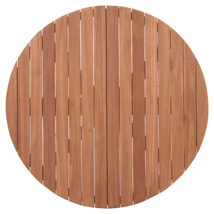 ΕΠΙΦΑΝΕΙΑ ΤΡΑΠΕΖΙΟΥ ΣΤΡΟΓΓΥΛΗ HM18134 ΞΥΛΟ TEAK--ΦΥΣΙΚΟ Φ80x4(πάχος)εκ.-3