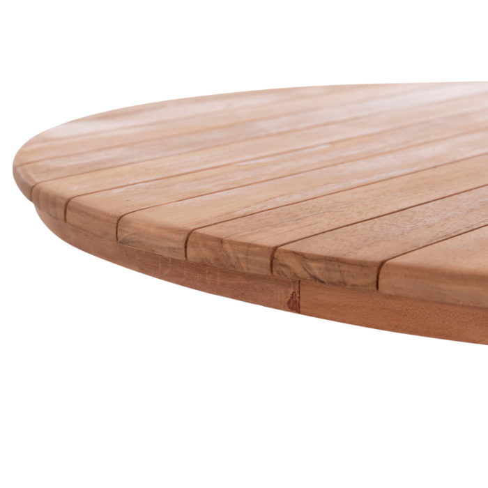 ΕΠΙΦΑΝΕΙΑ ΤΡΑΠΕΖΙΟΥ ΣΤΡΟΓΓΥΛΗ HM18134 ΞΥΛΟ TEAK--ΦΥΣΙΚΟ Φ80x4(πάχος)εκ.-4