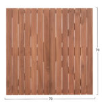 ΕΠΙΦΑΝΕΙΑ ΤΡΑΠΕΖΙΟΥ ΤΕΤΡΑΓΩΝΗ HM18136 ΞΥΛΟ TEAK--ΦΥΣΙΚΟ 70x70x4(πάχος)εκ.-2