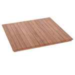 ΕΠΙΦΑΝΕΙΑ ΤΡΑΠΕΖΙΟΥ ΤΕΤΡΑΓΩΝΗ HM18136 ΞΥΛΟ TEAK--ΦΥΣΙΚΟ 70x70x4(πάχος)εκ.