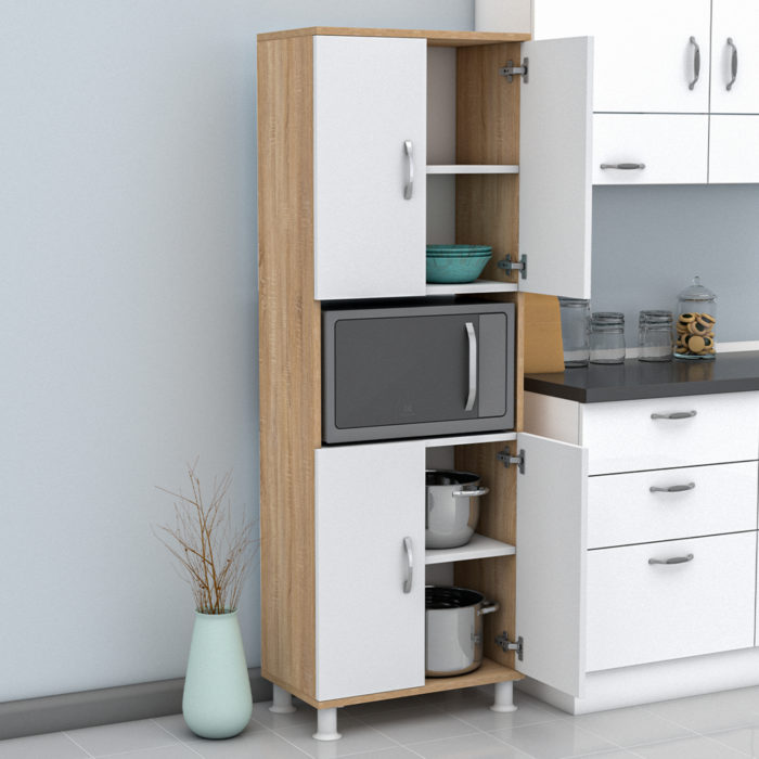 ΕΠΙΠΛΟ ΚΟΥΖΙΝΑΣ/ΝΤΟΥΛΑΠΙ RAD HM18196.03 ΜΕΛΑΜΙΝΗ ΣΟΝΑΜΑ-ΛΕΥΚΟ 56x32x165Υεκ.-3