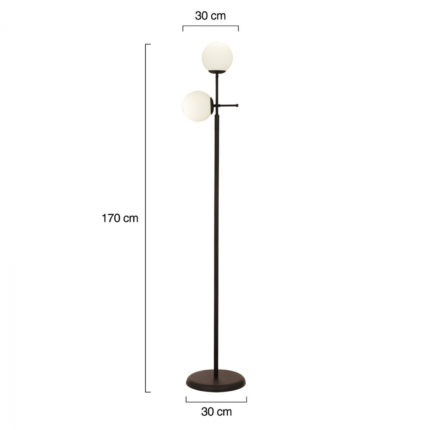 ΦΩΤΙΣΤΙΚΟ ΔΑΠΕΔΟΥ ΜΕΤΑΛΛΙΚΟ ΜΑΥΡΟ HM7431.01  30x170cm-2