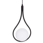 ΦΩΤΙΣΤΙΚΟ ΟΡΟΦΗΣ DROPLET HM7503.11 ΜΕΤΑΛΛΟ ΣΕ ΜΑΥΡΟ-ΛΕΥΚΟΣ ΓΛΟΜΠΟΣ 23
