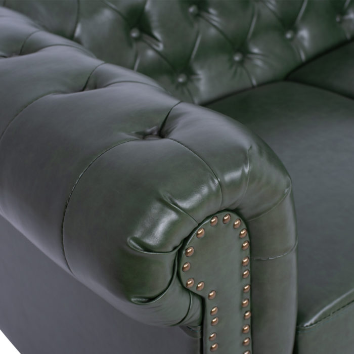 ΚΑΝΑΠΕΣ 2ΘΕΣΙΟΣ T.CHESTERFIELD HM3010.08 ΤΕΧΝΟΔΕΡΜΑ ΚΥΠΑΡΙΣΣΙ 150x90x72 εκ.-7