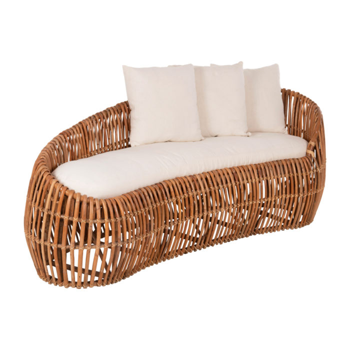 ΚΑΝΑΠΕΣ-ΑΝΑΚΛΙΝΤΡΟ LANTRY HM5991 ΦΥΣΙΚΟ RATTAN- ΛΕΥΚΑ ΜΑΞΙΛΑΡΙΑ 215x60x78Yεκ.-4