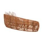 ΚΑΝΑΠΕΣ-ΑΝΑΚΛΙΝΤΡΟ LANTRY HM5991 ΦΥΣΙΚΟ RATTAN- ΛΕΥΚΑ ΜΑΞΙΛΑΡΙΑ 215x60x78Yεκ.-5
