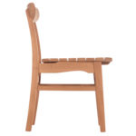 ΚΑΡΕΚΛΑ ΤΡΑΠΕΖΑΡΙΑΣ ΕΞ.ΧΩΡΟΥ ROBBIE HM18115 ΞΥΛΟ TEAK--ΦΥΣΙΚΟ 48x51x82Υεκ.-4