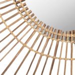 ΚΑΘΡΕΠΤΗΣ ΣΤΡΟΓΓΥΛΟΣ ΜΕ ΠΛΑΙΣΙΟ ΑΠΟ STICKS ΚΟΚΟΦΟΙΝΙΚΑ ΣΕ ΧΡΩΜΑ ΦΥΣΙΚΟ Φ85 εκ.HM7733-5