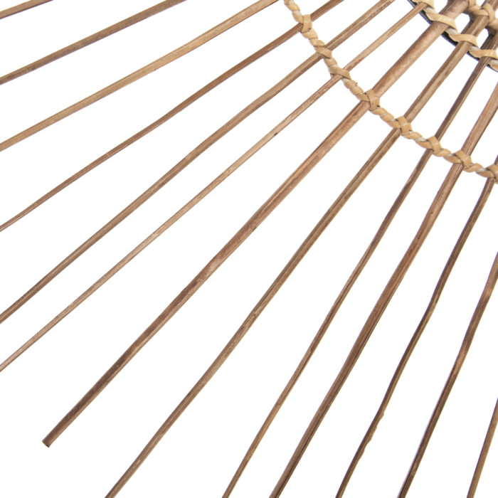 ΚΑΘΡΕΠΤΗΣ ΣΤΡΟΓΓΥΛΟΣ ΜΕ ΠΛΑΙΣΙΟ ΑΠΟ STICKS ΚΟΚΟΦΟΙΝΙΚΑ ΣΕ ΧΡΩΜΑ ΦΥΣΙΚΟ Φ85 εκ.HM7733-6