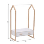 ΚΡΕΜΑΣΤΡΑ ΜΕ ΣΥΡΤΑΡΙ ΠΑΙΔΙΚH PEPE HM2492.03 ΜΕΛΑΜΙΝΗ-ΞΥΛΟ ΠΕΥΚΟΥ 80x40x125Υεκ-3