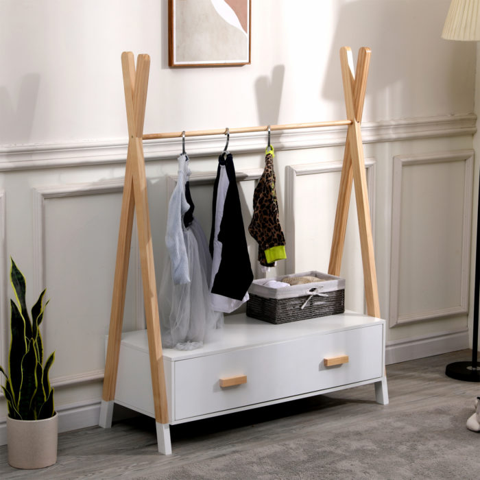 ΚΡΕΜΑΣΤΡΑ ΜΕ ΣΥΡΤΑΡΙΑ ΠΑΙΔΙΚH PASCHAL HM2491.03 ΜΕΛΑΜΙΝΗ-ΞΥΛΟ ΠΕΥΚΟΥ 80x40x130Υεκ-2