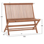 ΠΑΓΚΑΚΙ KENDALL HM18128 ΠΤΥΣΣΟΜΕΝΟ ΑΠΟ ΞΥΛΟ ΤΕΑΚ ΣΕ ΦΥΣΙΚΟ ΧΡΩΜΑ 100x47x89Υεκ.-2