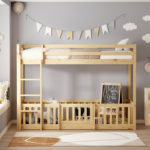 ΠΑΙΔΙΚΗ ΚΟΥΚΕΤΑ ΜΕ ΠΑΡΚΑΚΙ PLAYKID HM703.01 ΞΥΛΟ ΠΕΥΚΟΥ ΦΥΣΙΚΟ ΓΙΑ 190x90εκ-4