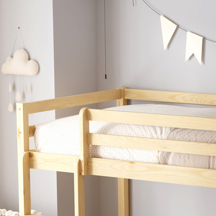 ΠΑΙΔΙΚΗ ΚΟΥΚΕΤΑ ΜΕ ΠΑΡΚΑΚΙ PLAYKID HM703.01 ΞΥΛΟ ΠΕΥΚΟΥ ΦΥΣΙΚΟ ΓΙΑ 190x90εκ-6