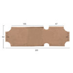 ΠΑΝΙ TEXTILENE 600gr/m2 2X1 ΑΝΤΑΛΛΑΚΤΙΚΟ ΞΑΠΛΩΣΤΡΑΣ HM5072.70 ΜΠΕΖ-2
