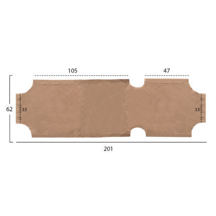 ΠΑΝΙ TEXTILENE 600gr/m2 2X1 ΑΝΤΑΛΛΑΚΤΙΚΟ ΞΑΠΛΩΣΤΡΑΣ HM5072.70 ΜΠΕΖ-2
