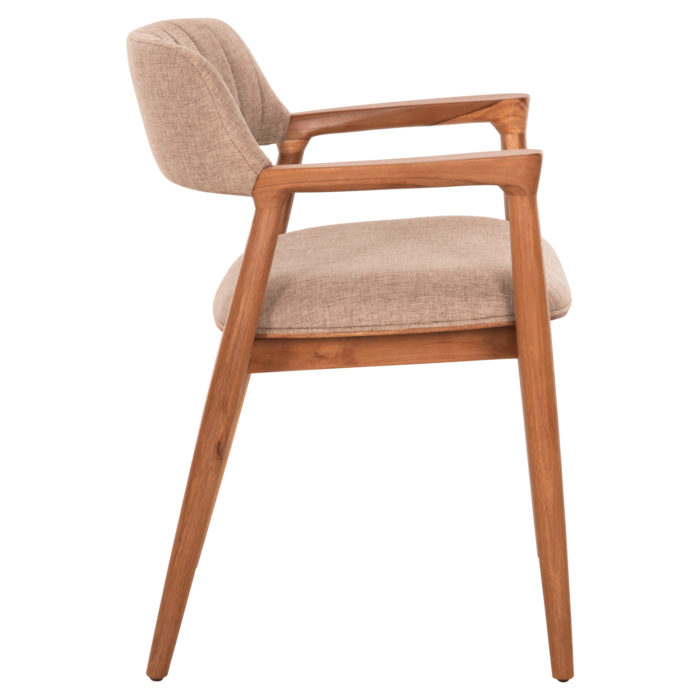 ΠΟΛΥΘΡΟΝΑ JAMES HM18259 TEAK WOOD ΜΕ ΣΑΜΠΑΝΙ ΥΦΑΣΜΑ 57x52x76Υεκ.-4
