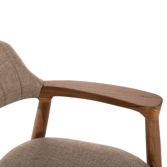 ΠΟΛΥΘΡΟΝΑ JAMES HM18259 TEAK WOOD ΜΕ ΣΑΜΠΑΝΙ ΥΦΑΣΜΑ 57x52x76Υεκ.-7