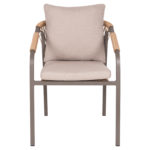 ΠΟΛΥΘΡΟΝΑ MAERLY HM6051.04 ΣΑΜΠΑΝΙ ΑΛΟΥΜΙΝΙΟ-P.E.RATTAN ΦΥΣΙΚΟ-ΜΑΞΙΛΑΡΙΑ ΜΠΕΖ 55