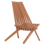 ΠΟΛΥΘΡΟΝΑ LOUNGE ΠΤΥΣΣΟΜΕΝΗ SHIGAO HM18112 ΞΥΛΟ TEAK--ΦΥΣΙΚΟ 61x88.5x89Υεκ.-5