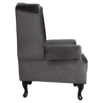 ΠΟΛΥΘΡΟΝΑ-ΜΠΕΡΖΕΡΑ ΓΚΡΙ ΒΕΛΟΥΔΟ T.CHESTERFIELD POLINA 83x75x107Yεκ.HM0053.10-4