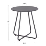 ΣΕΤ LOUNGE 3TMX ΕΞ.ΧΩΡΟΥ OREGO HM21107.01 ΑΛΟΥΜΙΝΙΟ & ΜΕΤΑΛΛΟ ΣΕ ΣΚΟΥΡΟ ΓΚΡΙ-3
