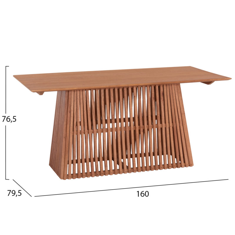 ΣΕΤ ΤΡΑΠΕΖΑΡΙΑΣ 5ΤΜΧ RENLY HM21078.02 ΟΡΘΟΓΩΝΙΟ ΤΡΑΠΕΖΙ & 4 ΚΑΡΕΚΛΕΣ-2