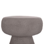 ΣΚΑΜΠΟ ΣΤΡΟΓΓΥΛΟ INTERON HM18171.03 FIBER CEMENT ΣΕ ΓΚΡΙ--Φ34x39Υεκ.-5