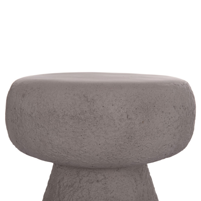 ΣΚΑΜΠΟ ΣΤΡΟΓΓΥΛΟ INTERON HM18171.03 FIBER CEMENT ΣΕ ΓΚΡΙ--Φ34x39Υεκ.-5