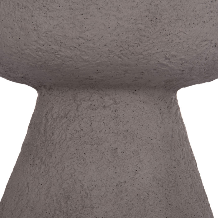 ΣΚΑΜΠΟ ΣΤΡΟΓΓΥΛΟ INTERON HM18171.03 FIBER CEMENT ΣΕ ΓΚΡΙ--Φ34x39Υεκ.-6