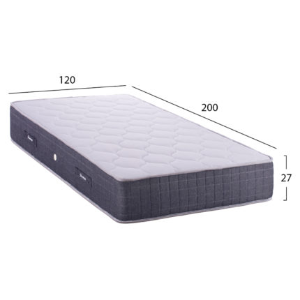 ΣΤΡΩΜΑ DREAMTOPIA CLOUD9 HM656.120 BONNELL SPRING 120x200x27Y εκ.-2