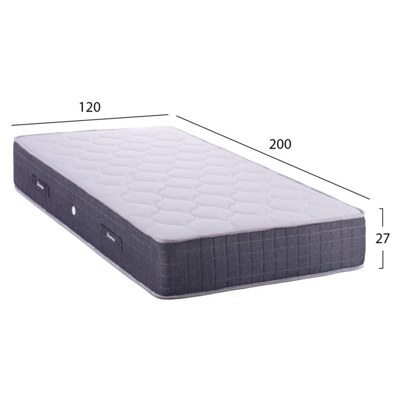 ΣΤΡΩΜΑ DREAMTOPIA CLOUD9 HM656.120 BONNELL SPRING 120x200x27Y εκ.-2