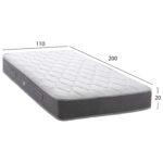 ΣΤΡΩΜΑ DREAMTOPIA ΣΕΙΡΑ LULLABY ALOE VERA HM655.110-200 BONNELL SPRING 110x200x20Yεκ.-2