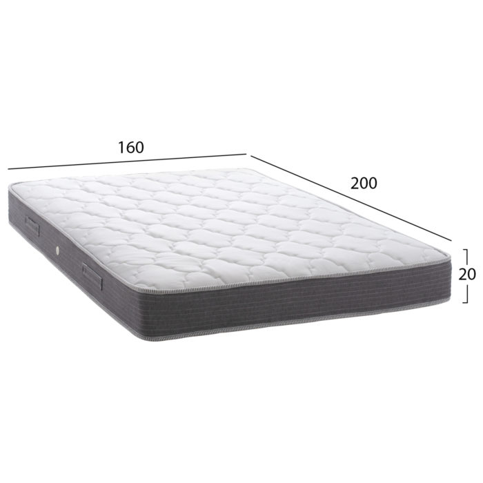 ΣΤΡΩΜΑ DREAMTOPIA ΣΕΙΡΑ LULLABY ALOE VERA HM655.160 BONNELL SPRING 160x200x20Y εκ.-2