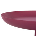ΤΡΑΠΕΖΙ ΒΟΗΘΗΤΙΚΟ ΣΤΡΟΓΓΥΛΟ DELBEL HM4262.06 ΜΕΤΑΛΛΟ ΣΕ ΡΟΖ Φ36x49Υ εκ.-5