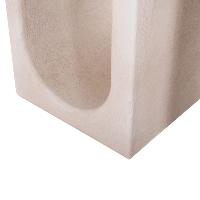 ΤΡΑΠΕΖΙ ΣΑΛΟΝΙΟΥ ΣΕΙΡΑ SANTORINI HM18070 MDF ΣΕ ΥΠΟΛΕΥΚΟ ΧΡΩΜΑ 48x38x48