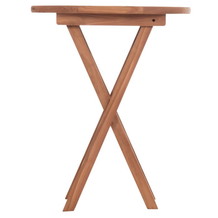 ΤΡΑΠΕΖΙ ΣΚΗΝΟΘΕΤΗ ΣΤΡΟΓΓΥΛΟ ERIS HM18119 ΞΥΛΟ TEAK--ΦΥΣΙΚΟ Φ60x75Υεκ.-3