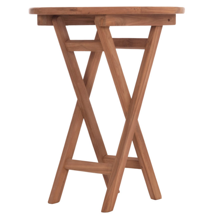 ΤΡΑΠΕΖΙ ΣΚΗΝΟΘΕΤΗ ΣΤΡΟΓΓΥΛΟ ERIS HM18119 ΞΥΛΟ TEAK--ΦΥΣΙΚΟ Φ60x75Υεκ.-4