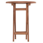 ΤΡΑΠΕΖΙ ΣΚΗΝΟΘΕΤΗ ΣΤΡΟΓΓΥΛΟ ERIS HM18119 ΞΥΛΟ TEAK--ΦΥΣΙΚΟ Φ60x75Υεκ.-5