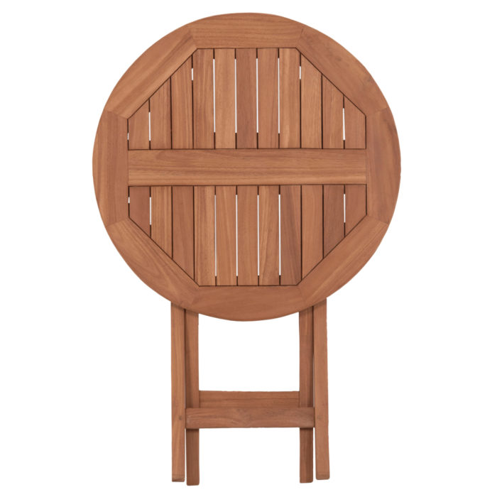 ΤΡΑΠΕΖΙ ΣΚΗΝΟΘΕΤΗ ΣΤΡΟΓΓΥΛΟ ERIS HM18119 ΞΥΛΟ TEAK--ΦΥΣΙΚΟ Φ60x75Υεκ.-6