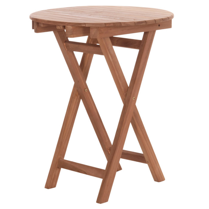ΤΡΑΠΕΖΙ ΣΚΗΝΟΘΕΤΗ ΣΤΡΟΓΓΥΛΟ HEIDEL HM18120 ΞΥΛΟ TEAK--ΦΥΣΙΚΟ Φ60x75Υεκ.-4