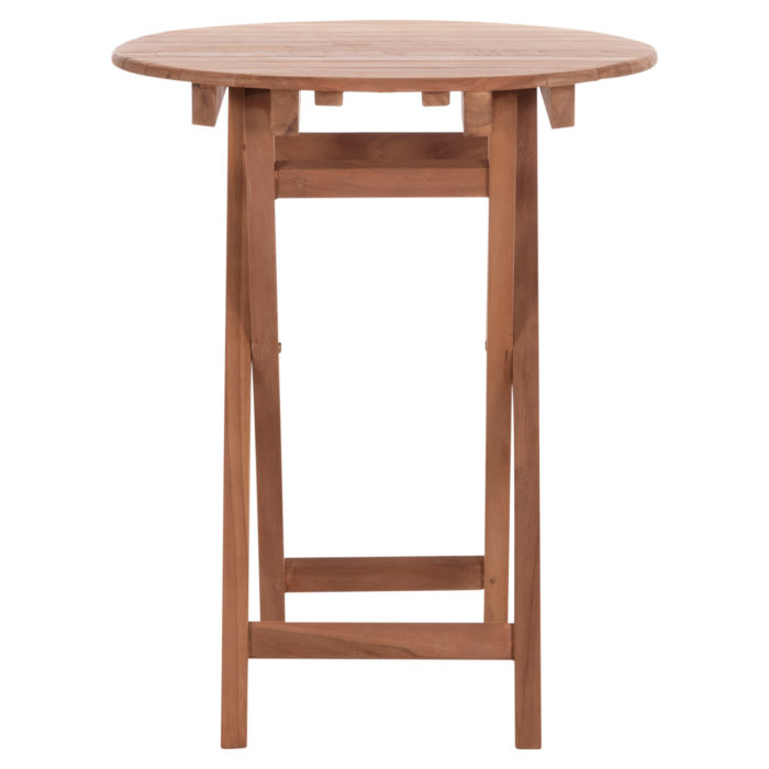 ΤΡΑΠΕΖΙ ΣΚΗΝΟΘΕΤΗ ΣΤΡΟΓΓΥΛΟ HEIDEL HM18120 ΞΥΛΟ TEAK--ΦΥΣΙΚΟ Φ60x75Υεκ.-5