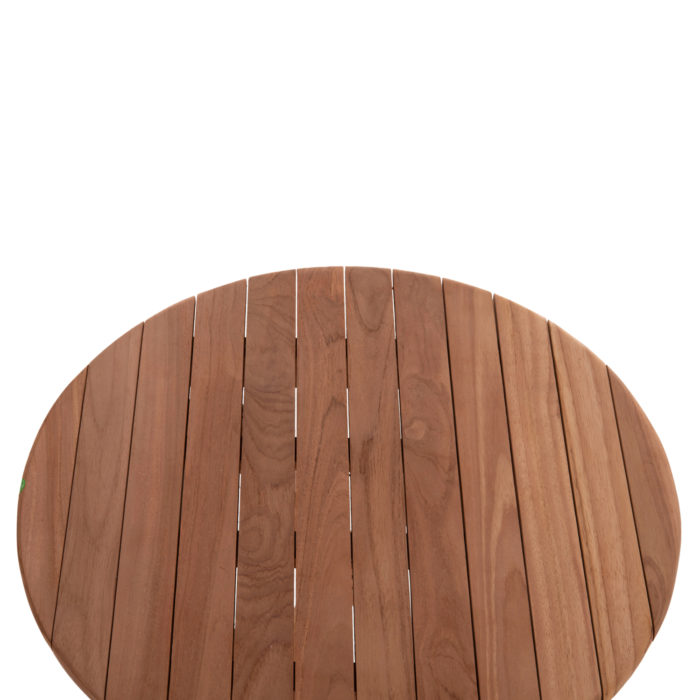 ΤΡΑΠΕΖΙ ΣΚΗΝΟΘΕΤΗ ΣΤΡΟΓΓΥΛΟ HEIDEL HM18120 ΞΥΛΟ TEAK--ΦΥΣΙΚΟ Φ60x75Υεκ.-7