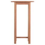 ΤΡΑΠΕΖΙ/ΣΤΑΝΤ ΜΠΑΡ ΣΤΡΟΓΓΥΛΟ PRESSCOT HM18114 ΞΥΛΟ TEAK--ΦΥΣΙΚΟ Φ60x105Υεκ.-3