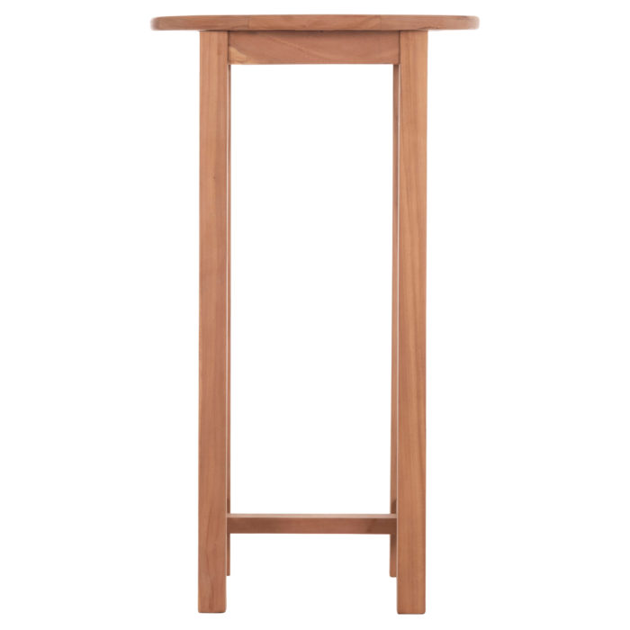 ΤΡΑΠΕΖΙ/ΣΤΑΝΤ ΜΠΑΡ ΣΤΡΟΓΓΥΛΟ PRESSCOT HM18114 ΞΥΛΟ TEAK--ΦΥΣΙΚΟ Φ60x105Υεκ.-3