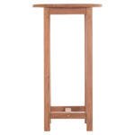 ΤΡΑΠΕΖΙ/ΣΤΑΝΤ ΜΠΑΡ ΣΤΡΟΓΓΥΛΟ PRESSCOT HM18114 ΞΥΛΟ TEAK--ΦΥΣΙΚΟ Φ60x105Υεκ.-5