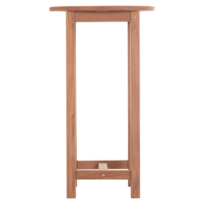 ΤΡΑΠΕΖΙ/ΣΤΑΝΤ ΜΠΑΡ ΣΤΡΟΓΓΥΛΟ PRESSCOT HM18114 ΞΥΛΟ TEAK--ΦΥΣΙΚΟ Φ60x105Υεκ.-5