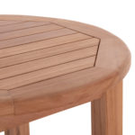 ΤΡΑΠΕΖΙ/ΣΤΑΝΤ ΜΠΑΡ ΣΤΡΟΓΓΥΛΟ PRESSCOT HM18114 ΞΥΛΟ TEAK--ΦΥΣΙΚΟ Φ60x105Υεκ.-6