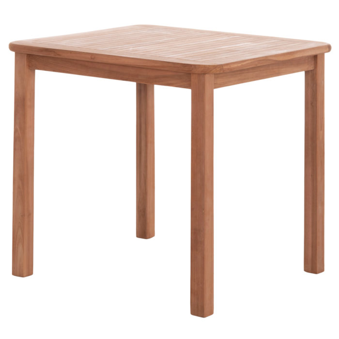 ΤΡΑΠΕΖΙ ΤΕΤΡΑΓΩΝΟ PRESSCOT HM18122 ΞΥΛΟ TEAK--ΦΥΣΙΚΟ 80x80x76Υεκ.-4