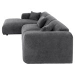 ΚΑΝΑΠΕΣ ΓΩΝΙΑ (ΑΡΙΣΤΕΡΗ) BRICKEN HM3275.04L ΑΝΘΡΑΚΙ ΥΦΑΣΜΑ 110-282x98-160x72Υεκ.-4